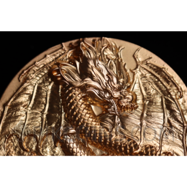 Winged Dragon - Wealth 18888 Francs CFA 5oz Republique du Tchad 2024