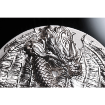 Winged Dragon - Wisdom 18888 Francs CFA 5oz Republique du Tchad 2024