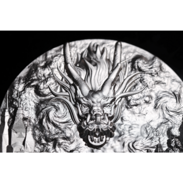 Winged Dragon - Wisdom 18888 Francs CFA 5oz Republique du Tchad 2024