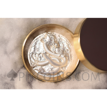 Winged Dragon - Wisdom 18888 Francs CFA 5oz Republique du Tchad 2024
