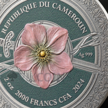 Amazon - Femina Bellator 2000 Francs CFA 2oz Republic of Cameroon 2024