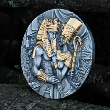 Amenhotep & Nefertiti 2000 Francs CFA 2oz Cameroon 2023