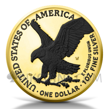 American Eagle - Gold & Black Platinum 1 USD 1oz USA 2023
