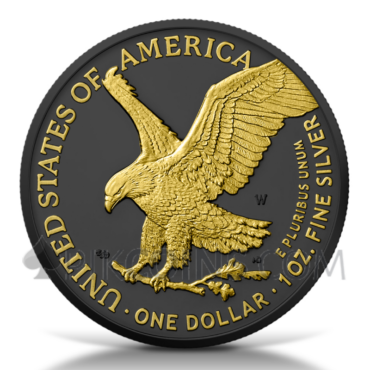 American Eagle - Black Platinum & Gold 1 USD 1oz USA 2023