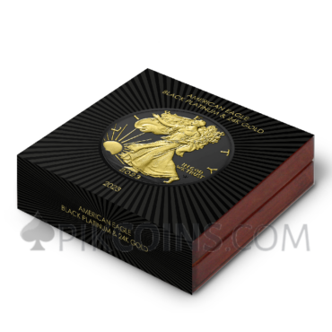 American Eagle - Black Platinum & Gold 1 USD 1oz USA 2023