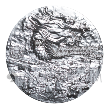 Black Dragon - Refresh 18888 Francs CFA 5oz Republique du Tchad 2024