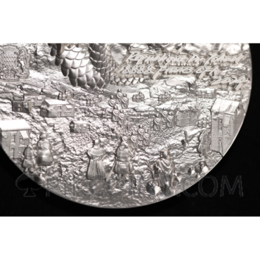 Black Dragon - Refresh 18888 Francs CFA 5oz Republique du Tchad 2024