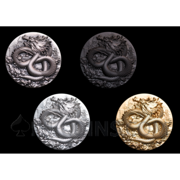 Black Dragon - Refresh 18888 Francs CFA 5oz Republique du Tchad 2024