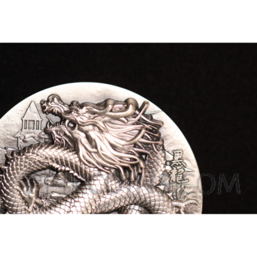 Black Dragon - Tranquility 18888 Francs CFA 5oz Republique du Tchad 2024