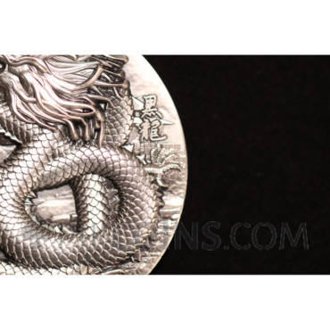 Black Dragon - Tranquility 18888 Francs CFA 5oz Republique du Tchad 2024
