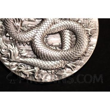 Black Dragon - Tranquility 18888 Francs CFA 5oz Republique du Tchad 2024