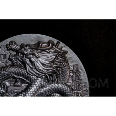Black Guardian Dragon 18888 Francs CFA 5oz Republique du Tchad 2024