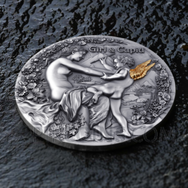 Girl And Cupid 2000 Francs CFA 2oz Cameroon 2023
