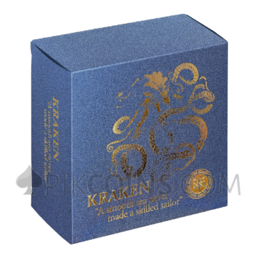 Kraken - Life Quotes 5 Cedis 1oz Republic of Ghana 2024
