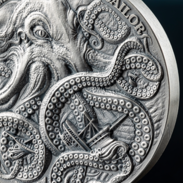 Kraken - Life Quotes 5 Cedis 1oz Republic of Ghana 2024