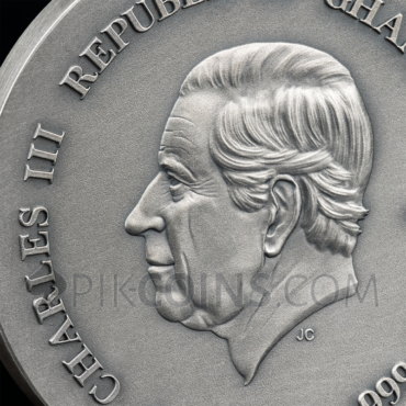 Kraken - Life Quotes 5 Cedis 1oz Republic of Ghana 2024