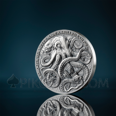 Kraken - Life Quotes 5 Cedis 1oz Republic of Ghana 2024