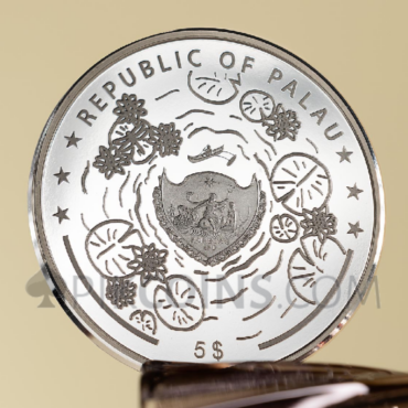 Dragonfly – Lily Pad 5$ 1oz Palau 2024