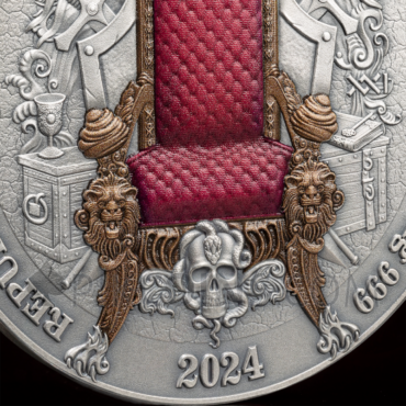 Mongol Empire - The Legacy of the Greatest Empires 2000 Francs CFA 2oz Republic of Cameroon 2024