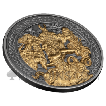 The Aesir - Nordic Gods 25$ 5oz Cook Islands 2024