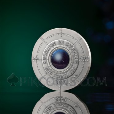 Roswell Ufo Incident - Interstellar Phenomena 2000 Francs CFA 2oz Republic of Cameroon 2024