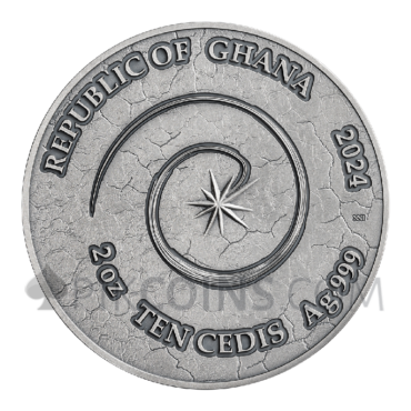 Salamander - Chronicles of Fire 10 Cedis 2oz Republic of Ghana 2024