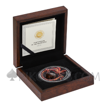 Salamander - Chronicles of Fire 10 Cedis 2oz Republic of Ghana 2024