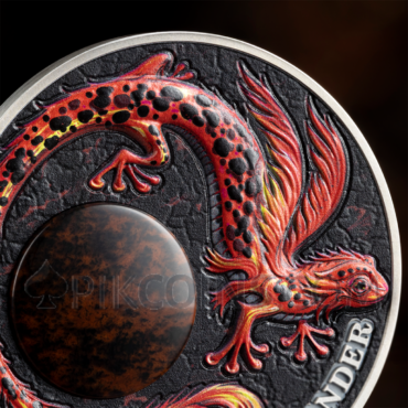 Salamander - Chronicles of Fire 10 Cedis 2oz Republic of Ghana 2024