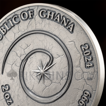 Salamander - Chronicles of Fire 10 Cedis 2oz Republic of Ghana 2024
