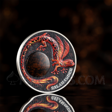 Salamander - Chronicles of Fire 10 Cedis 2oz Republic of Ghana 2024