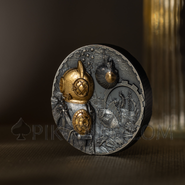 Steampunk – Nautilus 100$ 1kg Cook Islands 2024