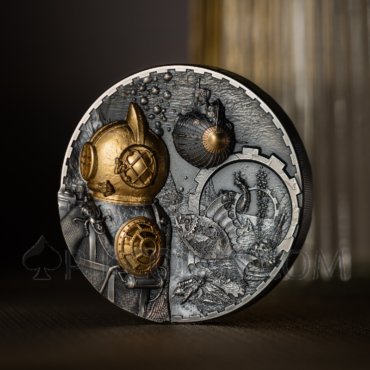 Steampunk – Nautilus 100$ 1kg Cook Islands 2024
