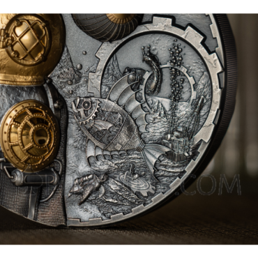 Steampunk – Nautilus 100$ 1kg Cook Islands 2024