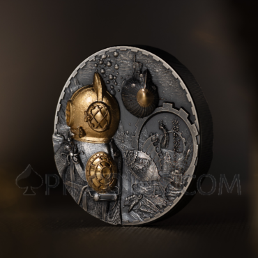 Steampunk – Nautilus 100$ 1kg Cook Islands 2024
