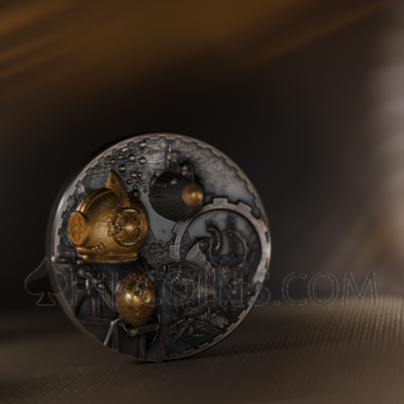 Steampunk – Nautilus 100$ 1kg Cook Islands 2024