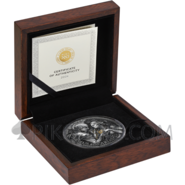 Theseus & Ariadne - The Great Greek Mythology 2000 Francs CFA 2oz Republic of Cameroon 2024