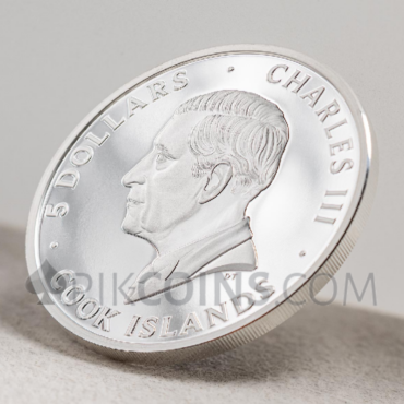 Under Cat - Underlook 5$ 1oz Cook Islands 2024