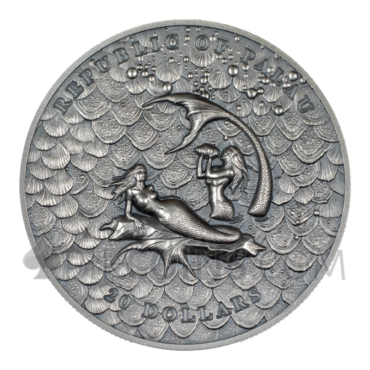 Mermaids - Underwater Fantasy 20$ 3oz Palau 2024