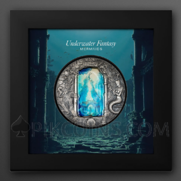 Mermaids - Underwater Fantasy 20$ 3oz Palau 2024