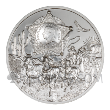 Wild West - Legends 5$ 1oz Cook Islands 2024