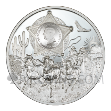 Wild West - Legends 20$ 3oz Cook Islands 2024