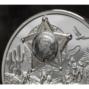 Wild West - Legends 20$ 3oz Cook Islands 2024