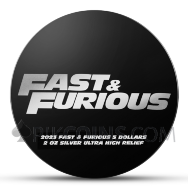 Fast & Furious 5$ 2oz Niue 2023