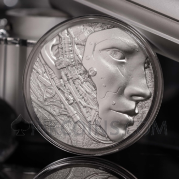 AI - Future with AI 2000 Francs 2oz Cameroon 2024 - Silver version