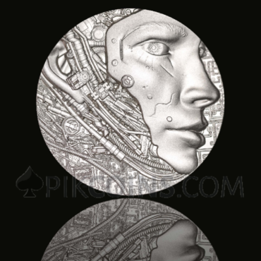 AI - Future with AI 2000 Francs 2oz Cameroon 2024 - Silver version