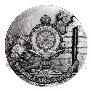 Dragon Awakening & The Great Wall 10$ 5oz Niue 2024