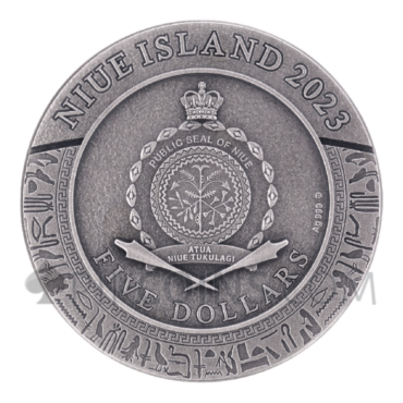Osiris - Gods of Anger 5$ 2oz Niue 2023