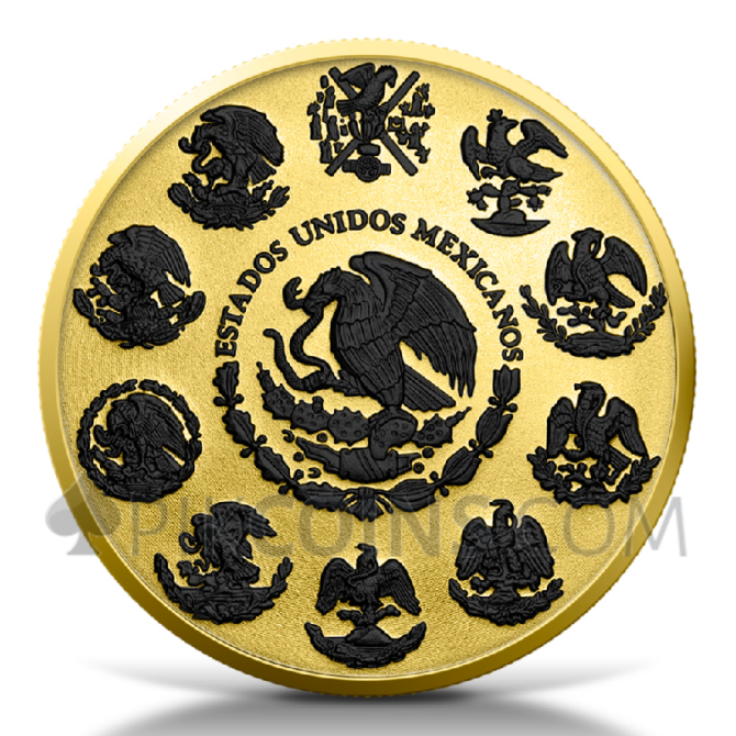 Libertad - Gold & Black Platinum 1 Onza 1oz Mexico 2023 - Image 2