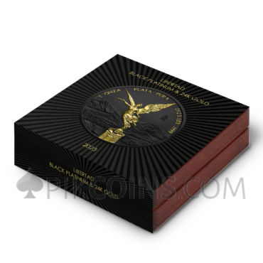 Libertad - Black Platinum & Gold 1 Onza 1oz Mexico 2023