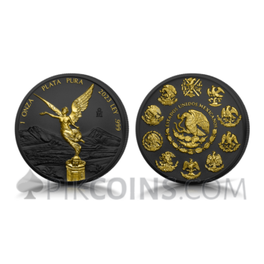 Libertad - Black Platinum & Gold 1 Onza 1oz Mexico 2023